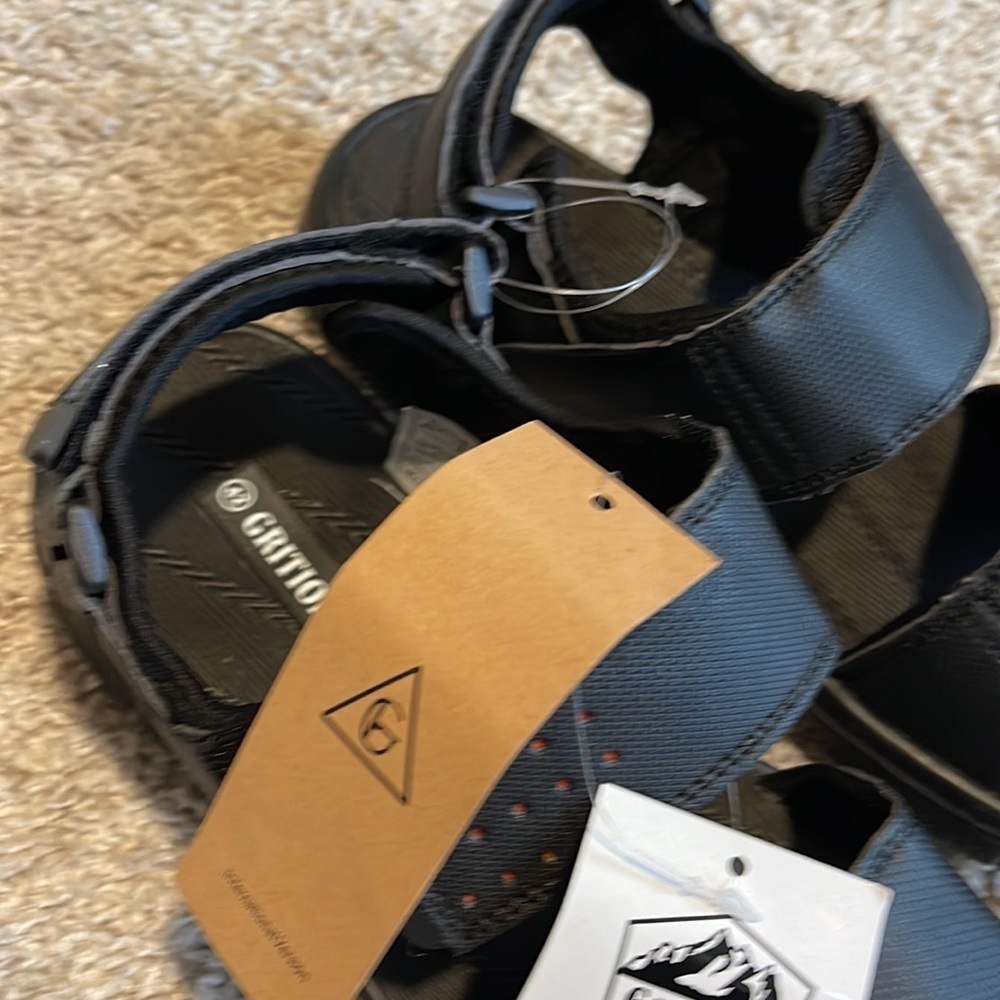 GRITION Men Sandals Outdoor Beach Summer Slippers Male Shoes Flat Lightw… - Picture 6 of 11